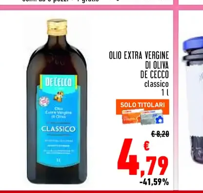 Olio extra vergine di oliva De Cecco