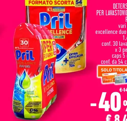 Detersivo lavastoviglie Pril