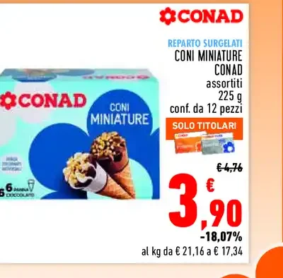 Miniature assortite Conad