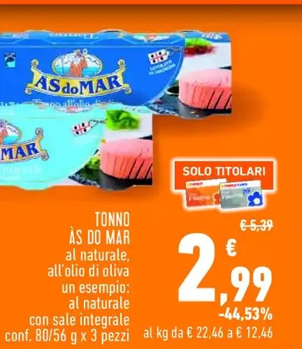 Tonno al naturale AS do MAR