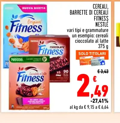 Barrette di cereali Fitness Nestlé