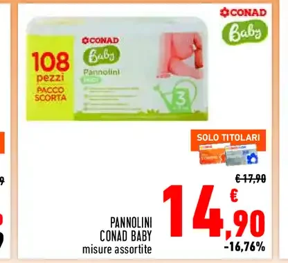 Pannolini Conad Baby