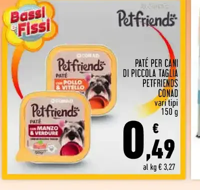 Paté per cani Petfriends