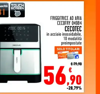 Friggitrice ad aria Cecofry