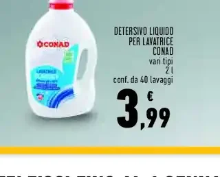 Detersivo liquido per lavatrice
