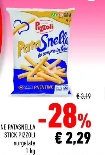 Patatine stick surgelate