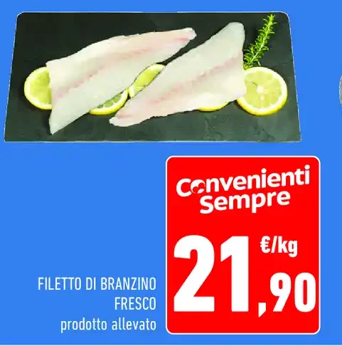 Filetto di branzino fresco