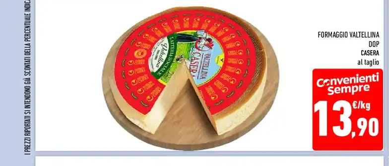 Formaggio Valtellina DOP Casera
