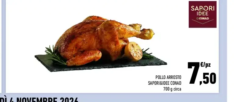 Pollo arrosto Sapori&Idee Conad