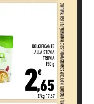 Dolcificante alla stevia