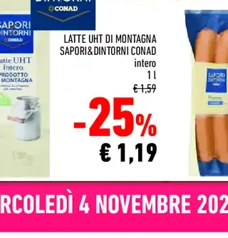 Latte UHT di montagna