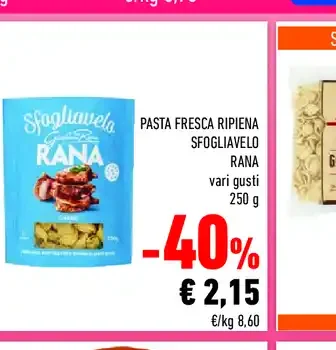 Pasta fresca ripiena Sfogliavelo Rana