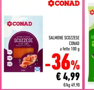 Salmone scozzese Conad