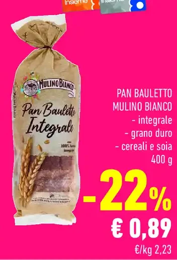 Pane Bauletto Integrale Mulino Bianco