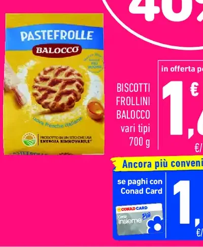 Biscotti Frollini Balocco