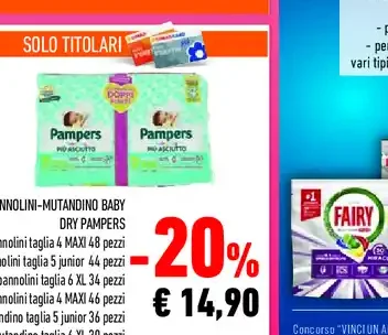 Pannolini-mutandino Baby Dry Pampers
