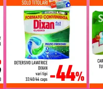 Detersivo lavatrice Dixan