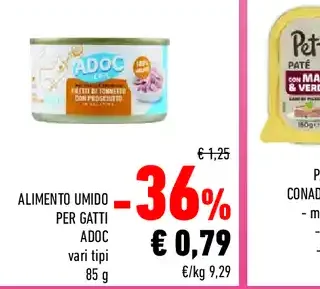 Alimento umido per gatti Adoc
