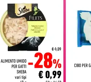 Filets alimento umido per gatti Sheba