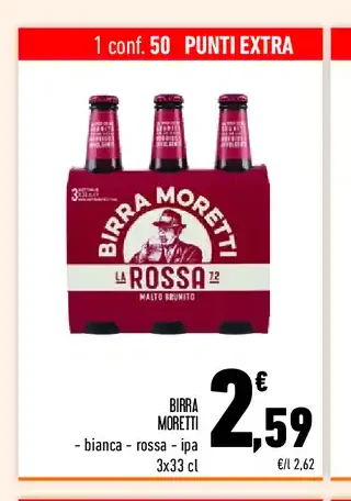 Birra Moretti La Rossa