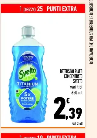 Detersivo piatti Svelto