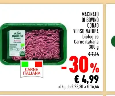 Macinato di bovino Conad Verso Natura