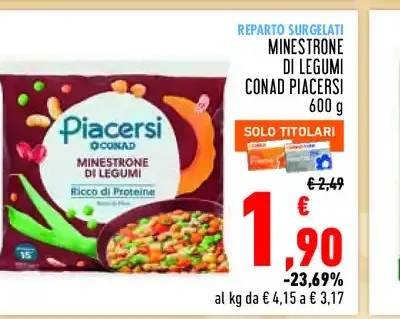 Minestrone di legumi Conad Piacersi