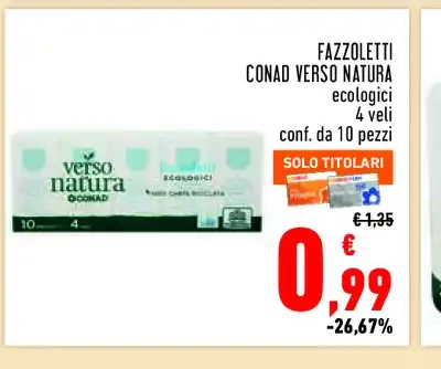Fazzoletti Verso Natura Conad