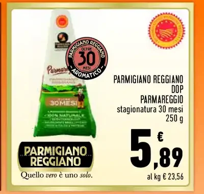Parmigiano Reggiano DOP stagionatura 30 mesi