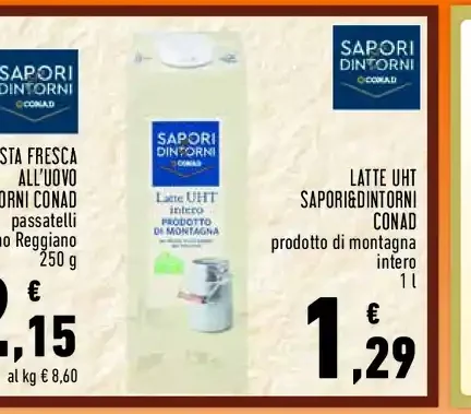 Latte UHT Sapori&Dintorni Conad