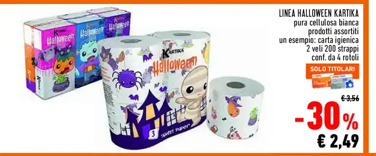Carta igienica Halloween