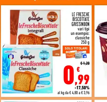 Le Fresche Biscottate Grissinbon
