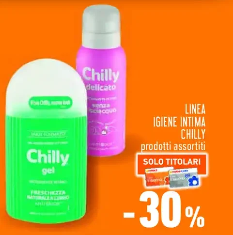 Prodotti igiene intima Chilly