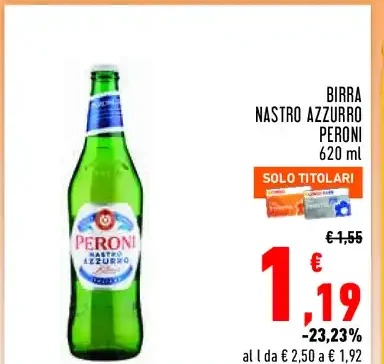 Birra Nastro Azzurro Peroni