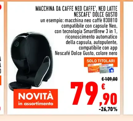 Macchina da caffè Neo Caffè Nescafé Dolce Gusto