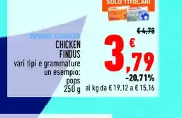 Chicken Pops Findus