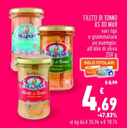 Filetti di tonno As do Mar