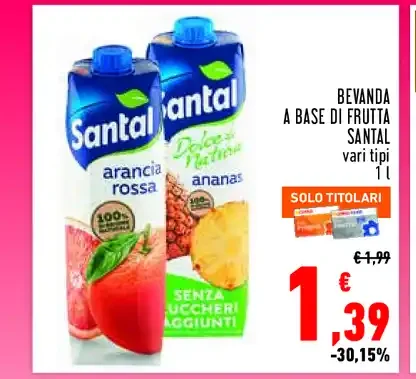 Bevanda a base di frutta Santal