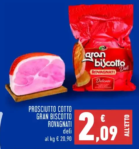 Prosciutto cotto Gran Biscotto Rovagnati