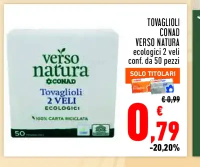 Tovaglioli Verso Natura Conad