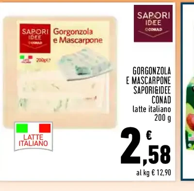 Gorgonzola e mascarpone Sapori&Idee Conad