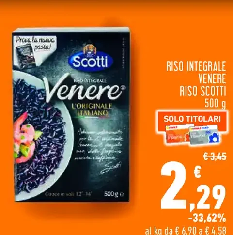 Riso integrale Venere Riso Scotti