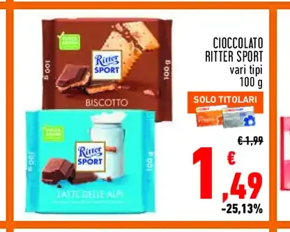 Cioccolato Ritter Sport
