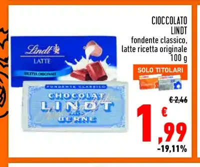 Cioccolato Lindt