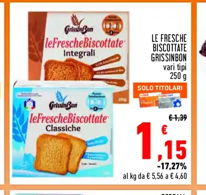 Fresche Biscottate Grissinbon