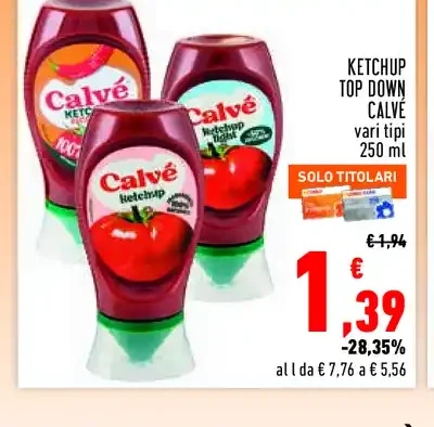 Ketchup Top Down Calvé
