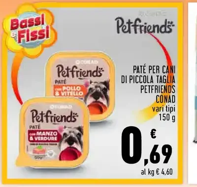 Paté per cani PetFriends