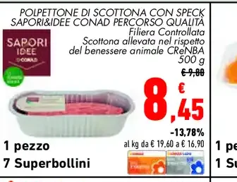 Polpettone di Scottona con speck
