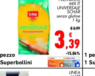 Preparato mix universale