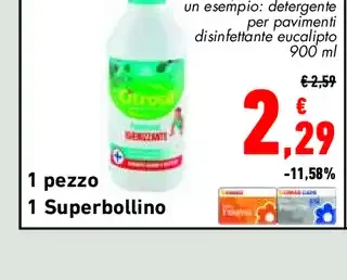 Detergente per pavimenti